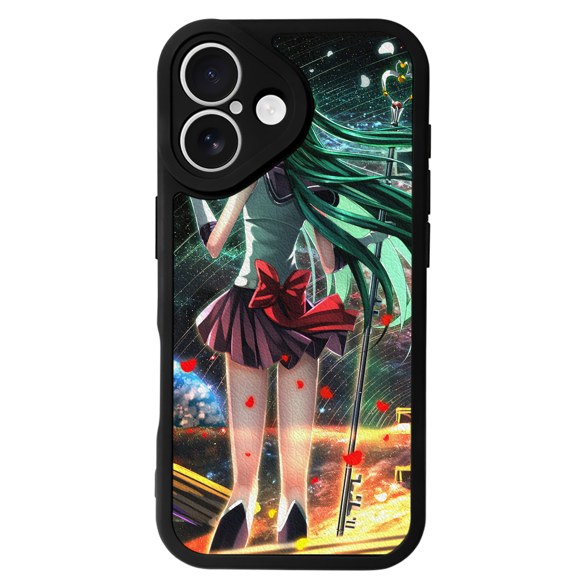 （画像用） 美少女戦士セーラームーン Sailor Moon 【iPhone 16シリーズ対応】シリコンスマホケース（レザー調） 材質：シリコン